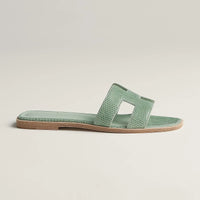 Hermès Oran Sandals - Vert Jade