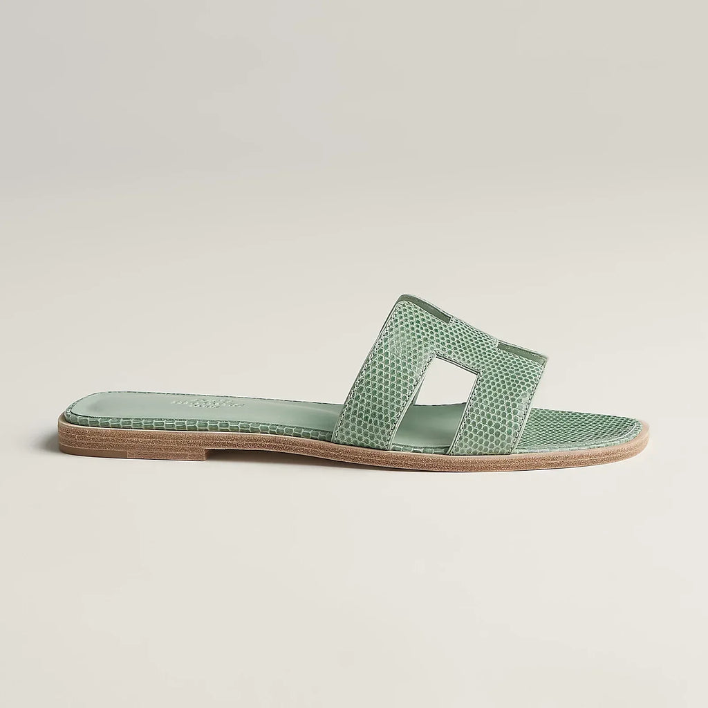 Hermès Oran Sandals - Vert Jade