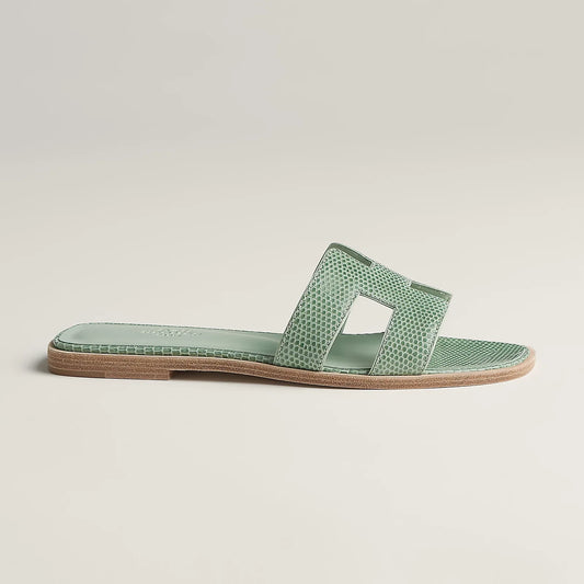 Hermès Oran Sandals - Vert Jade