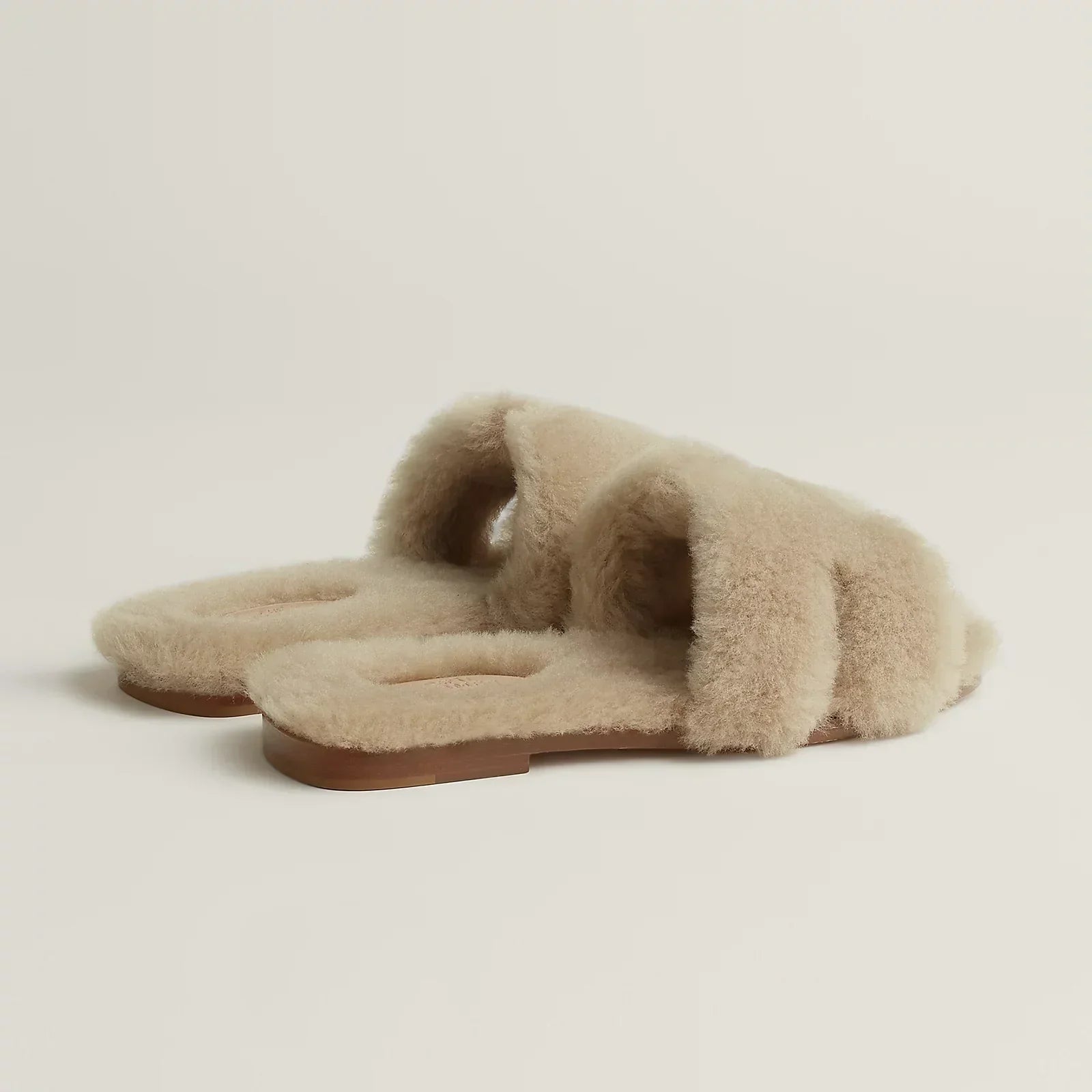 Hermès Oran Sandals - Beige Camel