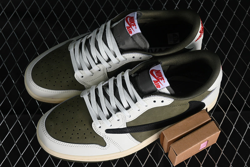 Travis Scott x Air Jordan 1 Low OG SP 'Medium Olive'