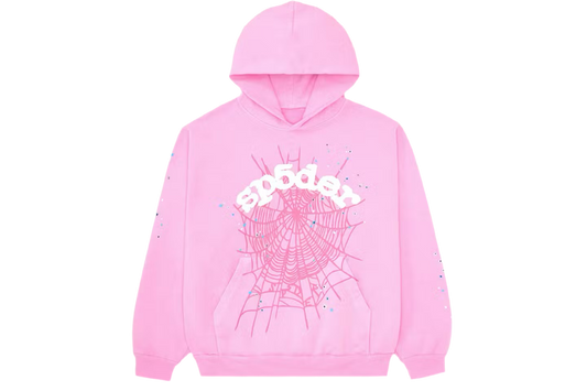 Sp5der OG Web Hoodie ‘Pink’