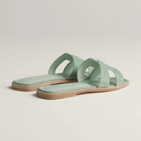 Hermès Oran Sandals - Vert Jade