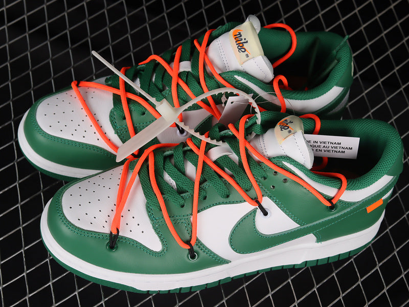 Off-White x Dunk Low 'Pine Green'