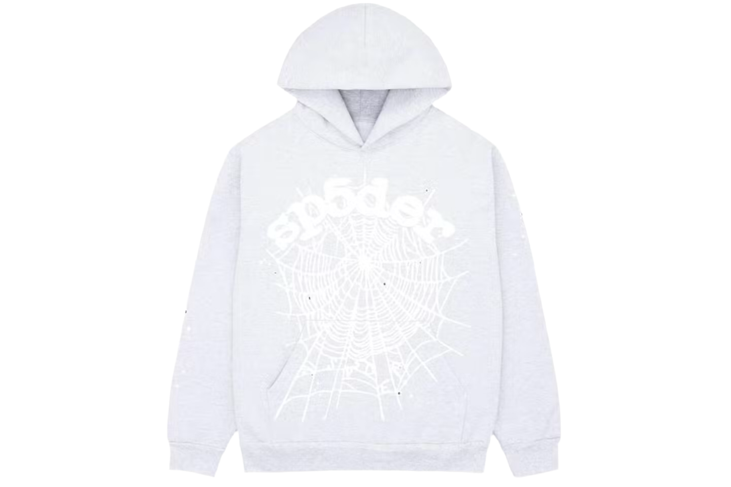 Sp5der OG Web Hoodie ‘Heather Grey’