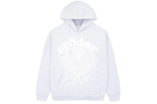 Sp5der OG Web Hoodie ‘Heather Grey’