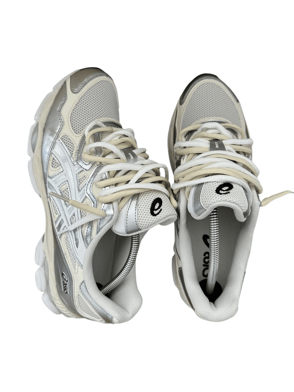 Asics Gel NYC 'Cream Pure Silver' - Double Laces